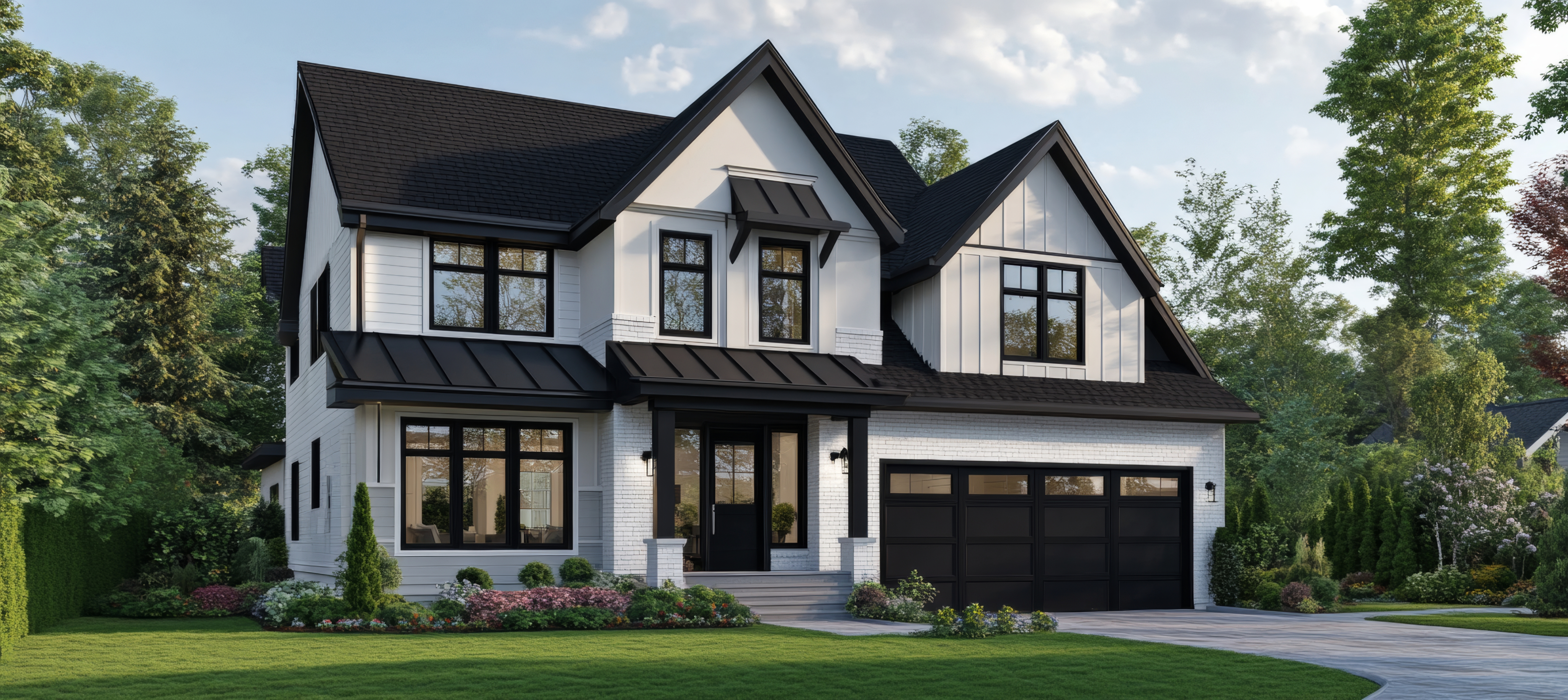 Modern house background
