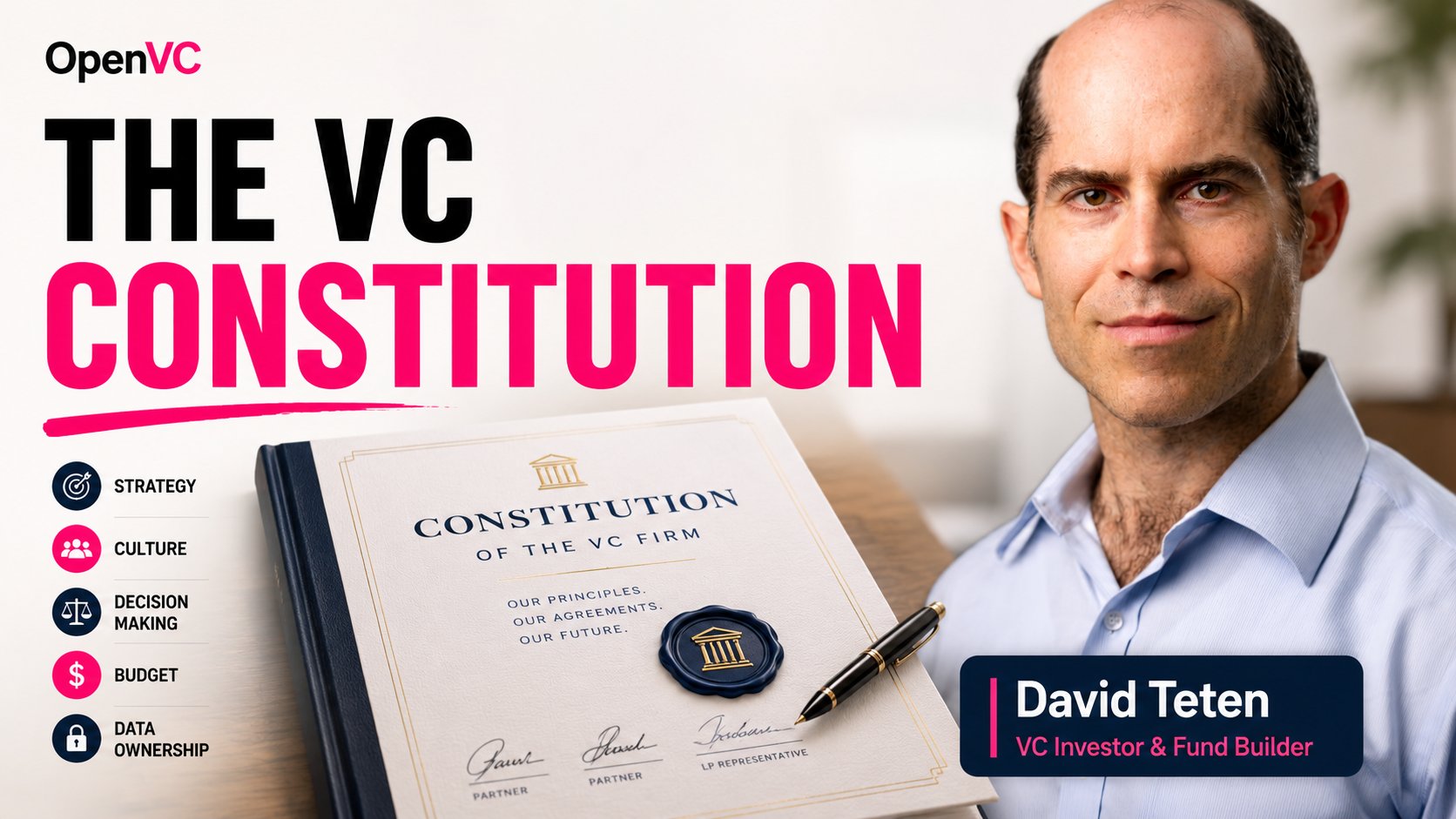 Writing the Constitution for Your New VC Fund