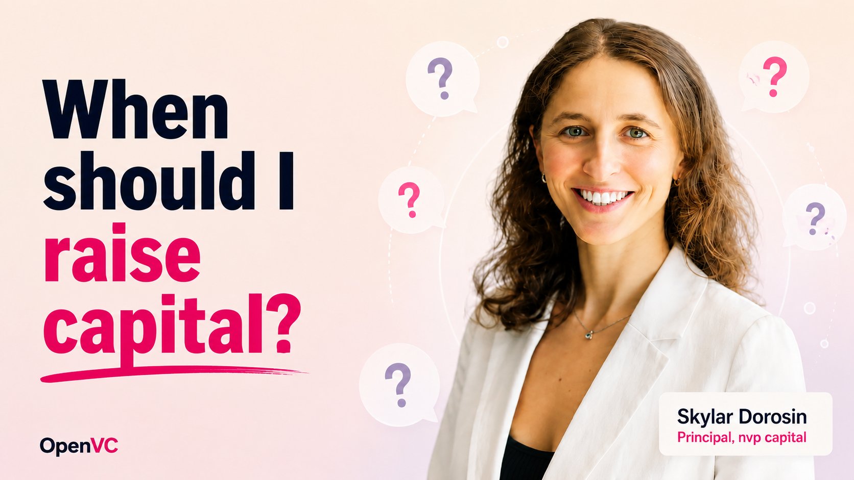 Eight Questions Founders Ask, Answered by a VC