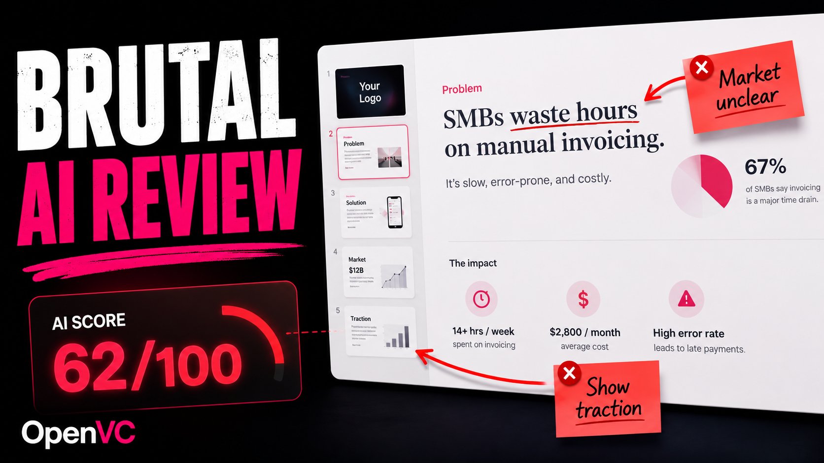 How to Get a Pitch Deck Review - Now Free with AI on OpenVC