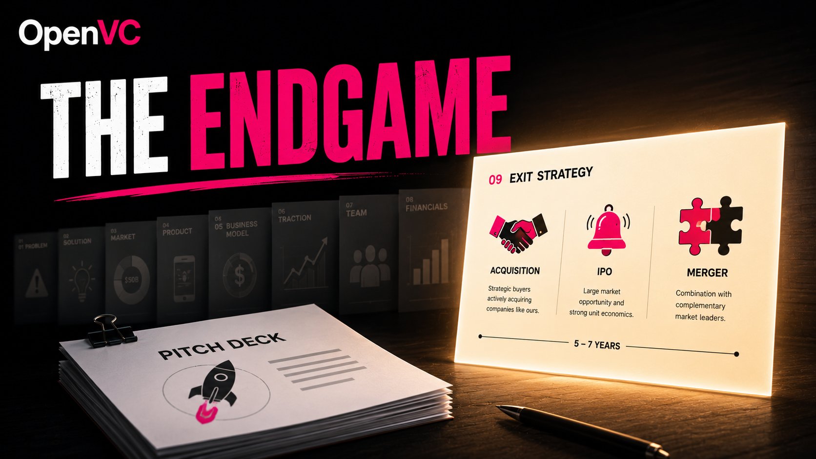 Exit Strategy Slide Pitch Deck Best Practices 