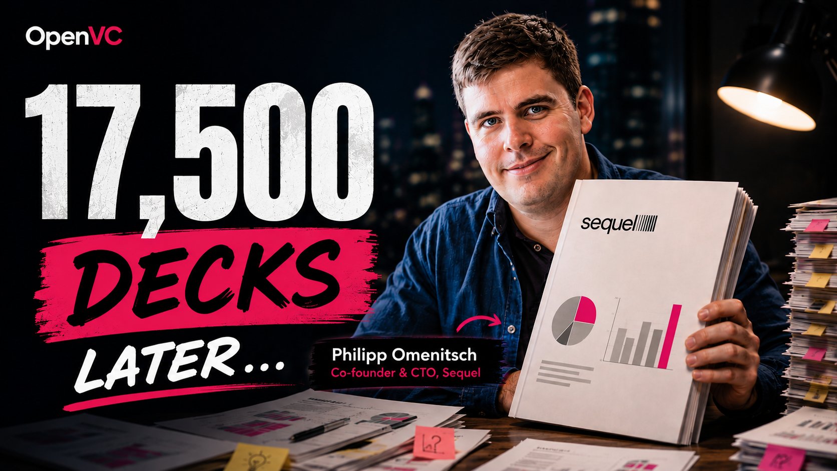 World's first study of 17,500 startup pitch decks by Sequel