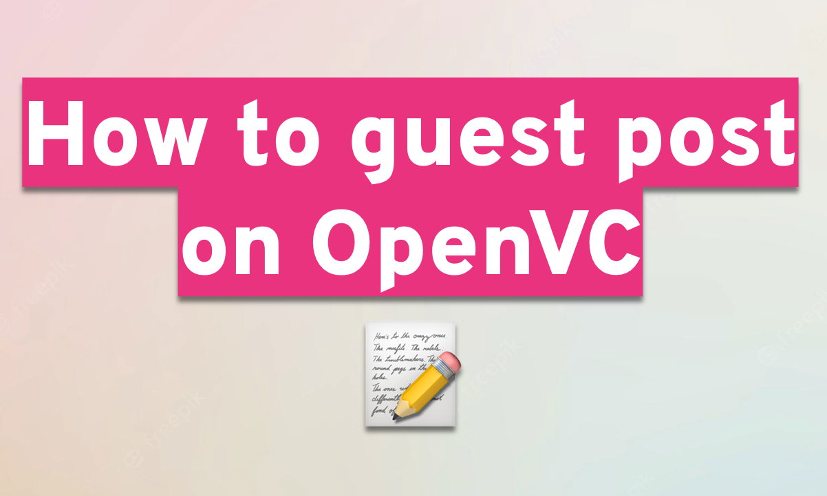 How to guest post on OpenVC