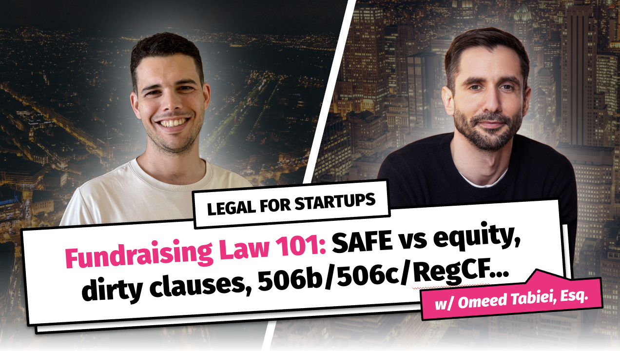 Legal Basics for Startup Fundraising: What Every Founder Should Know
