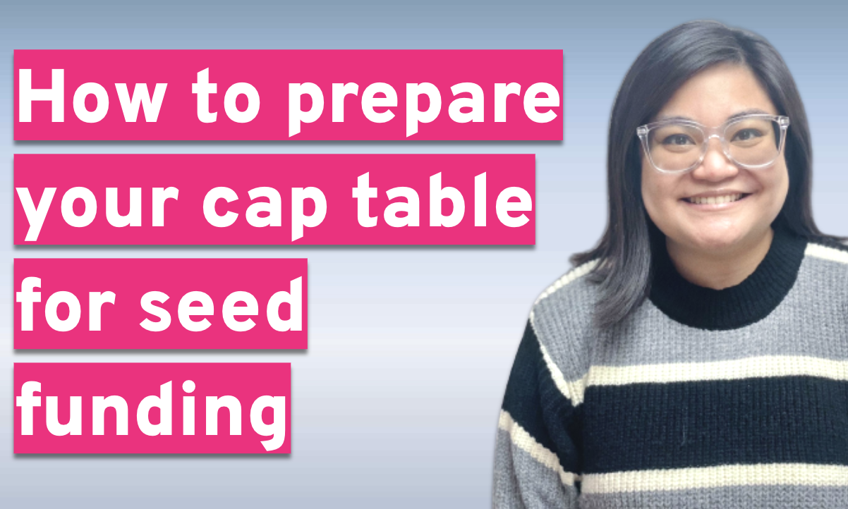 How to prepare your cap table for seed funding