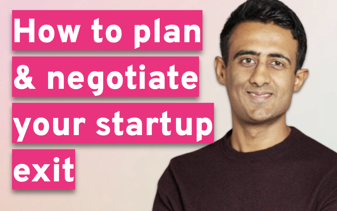 How to Plan & Negotiate Your Startup Exit