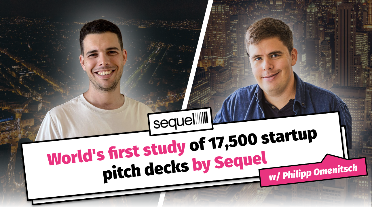 World's first study of 17,500 startup pitch decks by Sequel