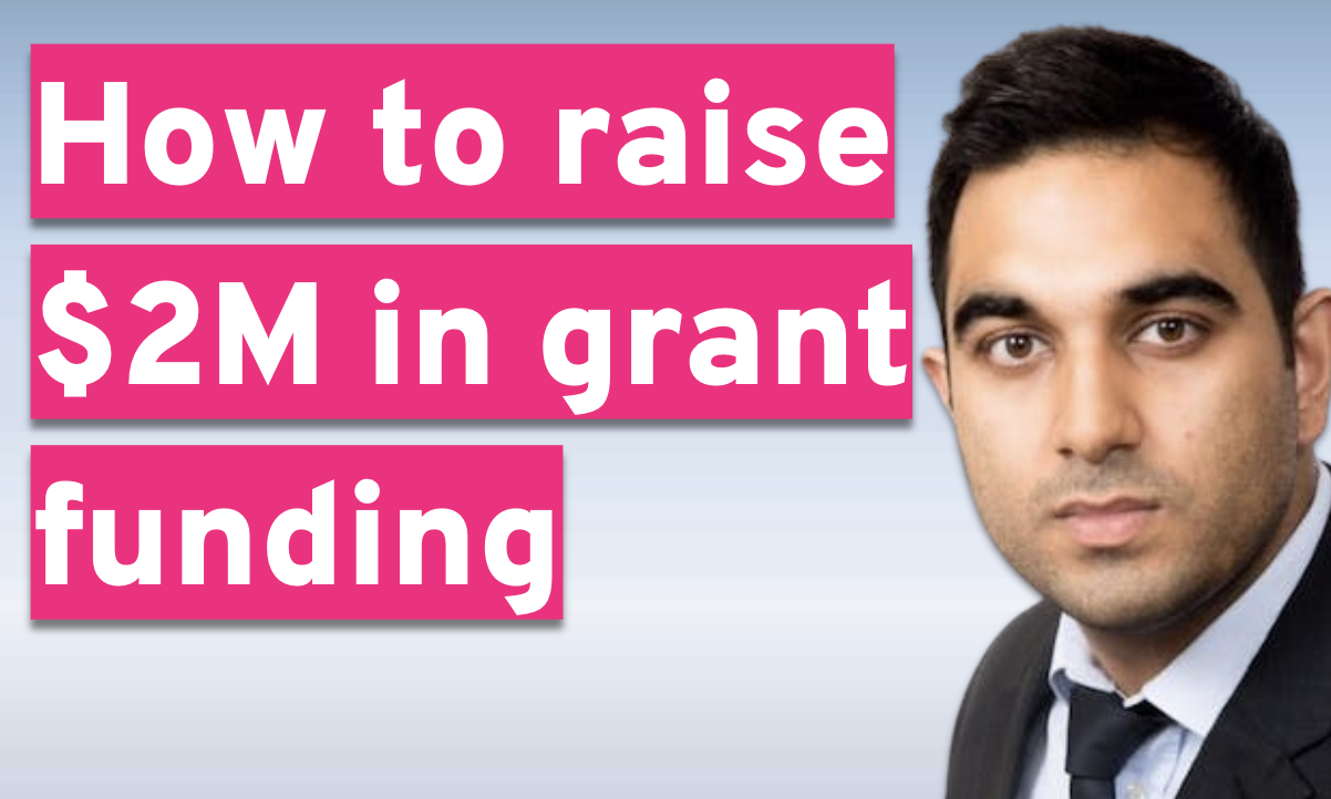 How to raise $2M in equity-free grant funding 