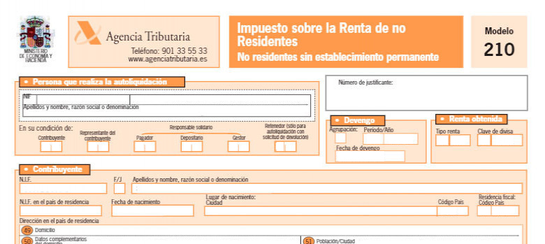 How to calculate Spanish income tax for holiday home owners