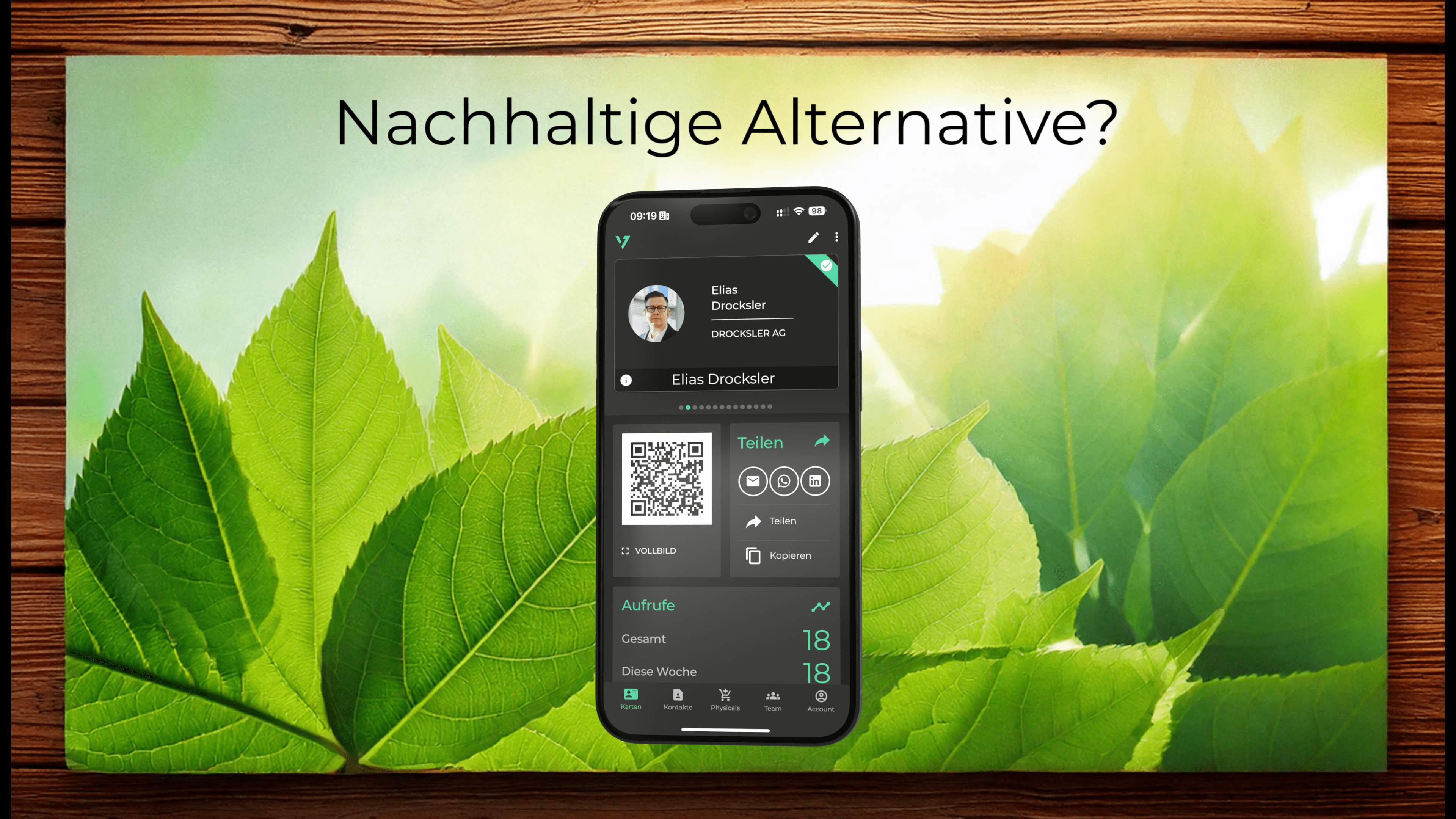 Digitale Visitenkarten als nachhaltige Alternative? - Eine Analyse (2025)