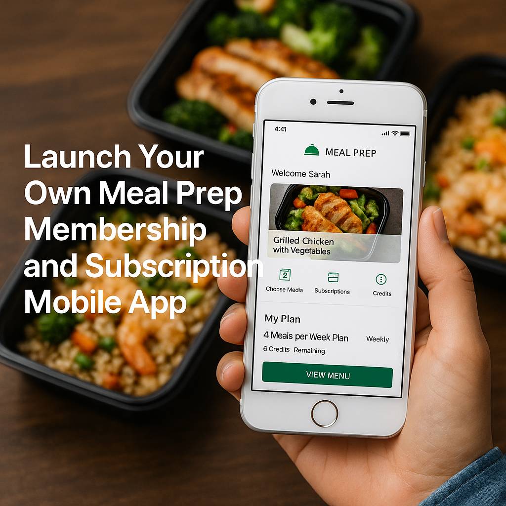 Meal Prep Membership and Subscription Mobile App 