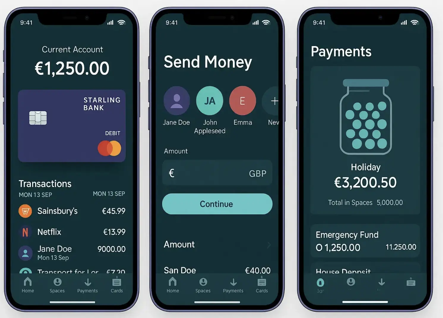 Starling Business app for freelance bank accounts