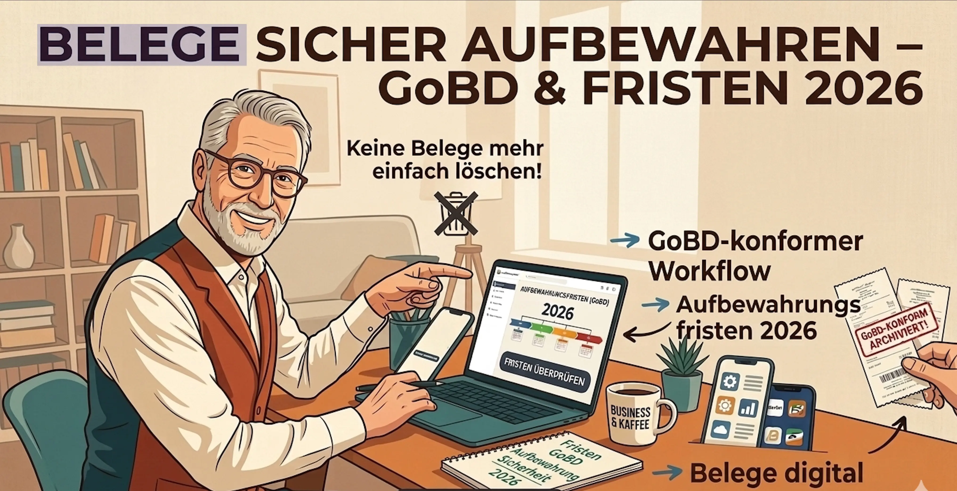 GoBD konforme Buchhaltung erledigen