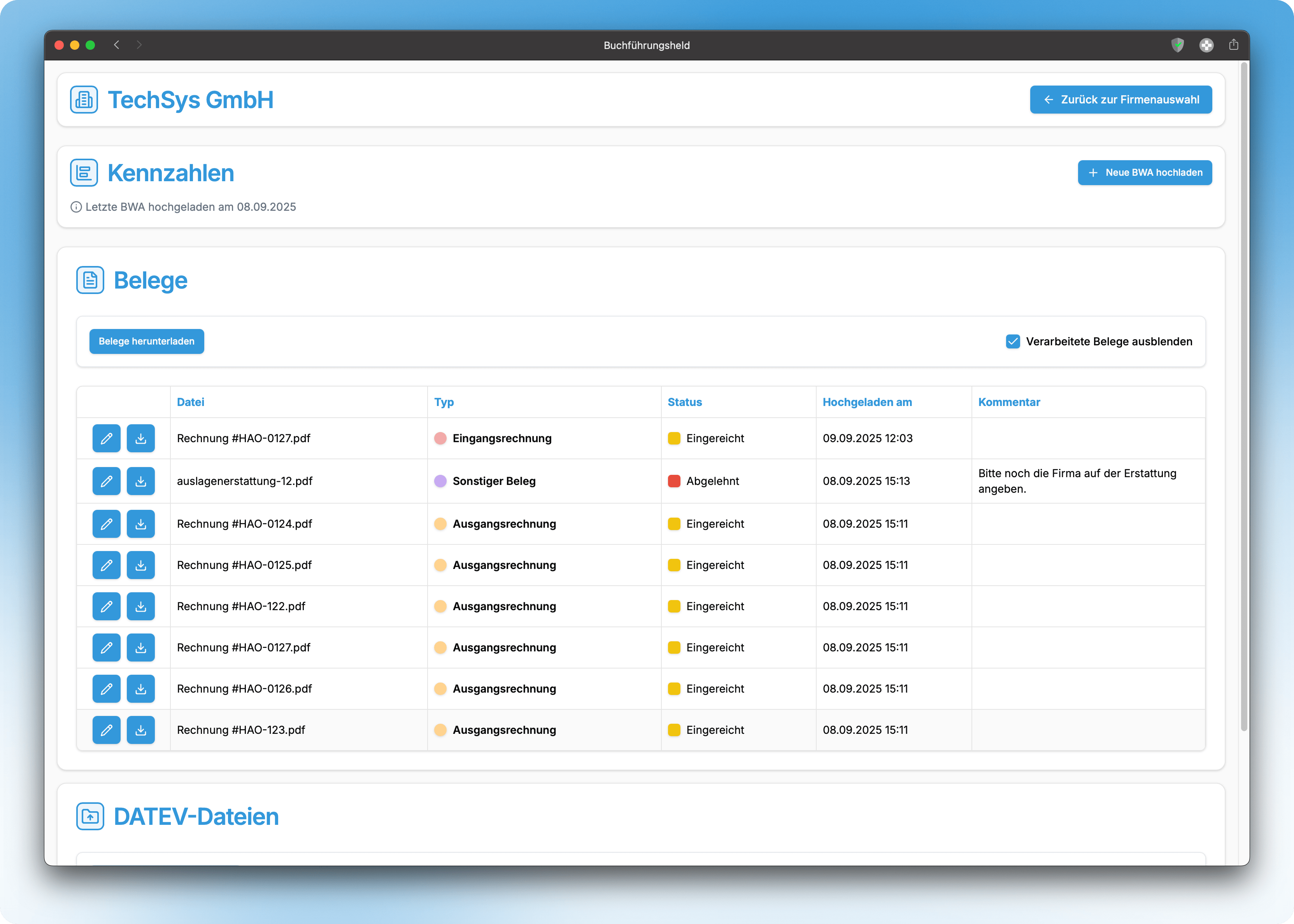 Buchhaltung outsourcen