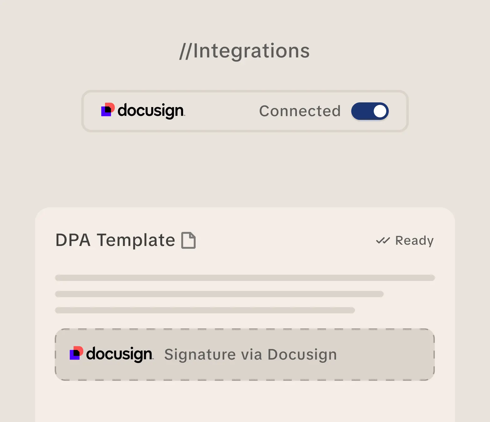 Connect DocuSign