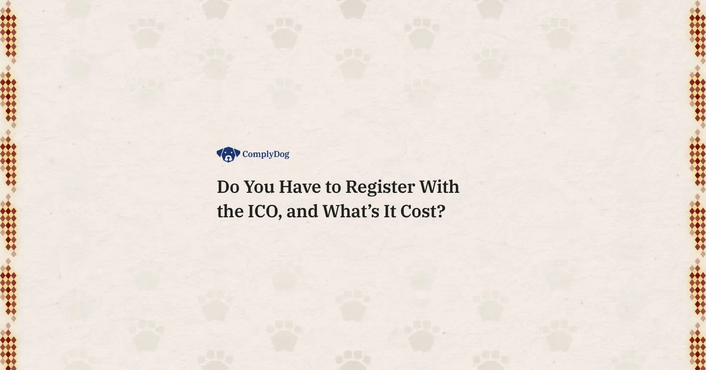 Do You Have to Register With the ICO, and What's It Cost?