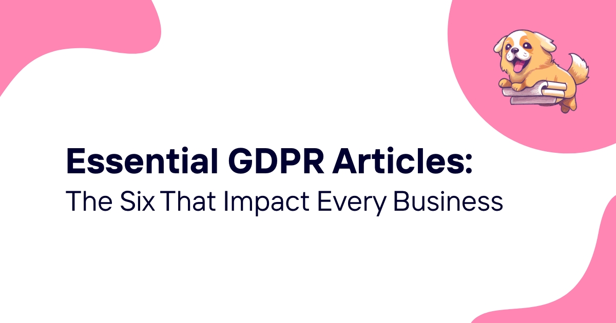 Which GDPR Articles Matter Most? The Critical Six