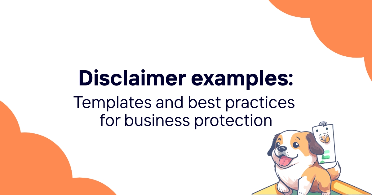 Disclaimer examples: Templates and best practices for business protection