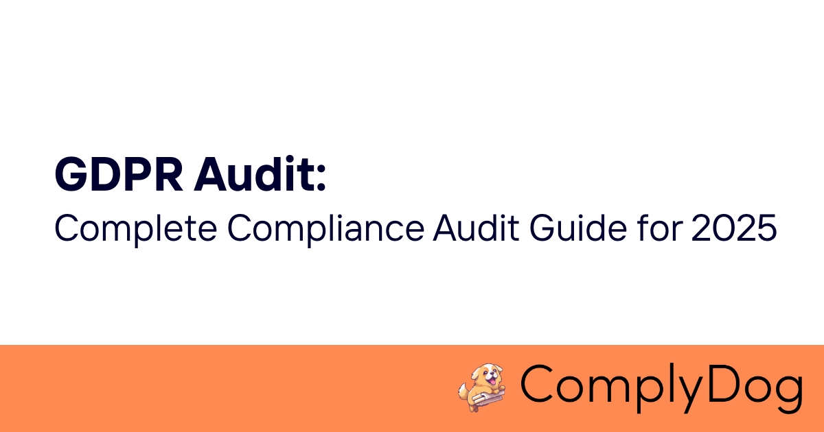 GDPR Audit: Complete Compliance Audit Guide for 2025