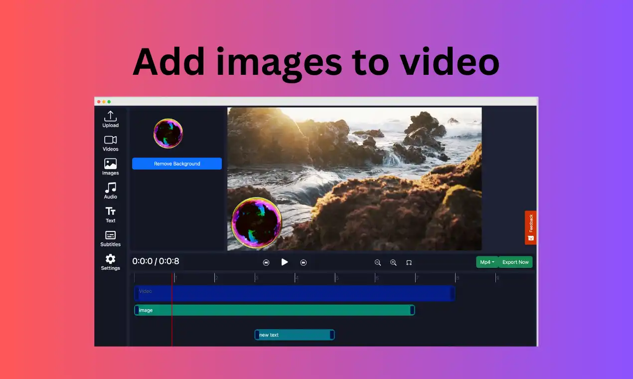 add image to video