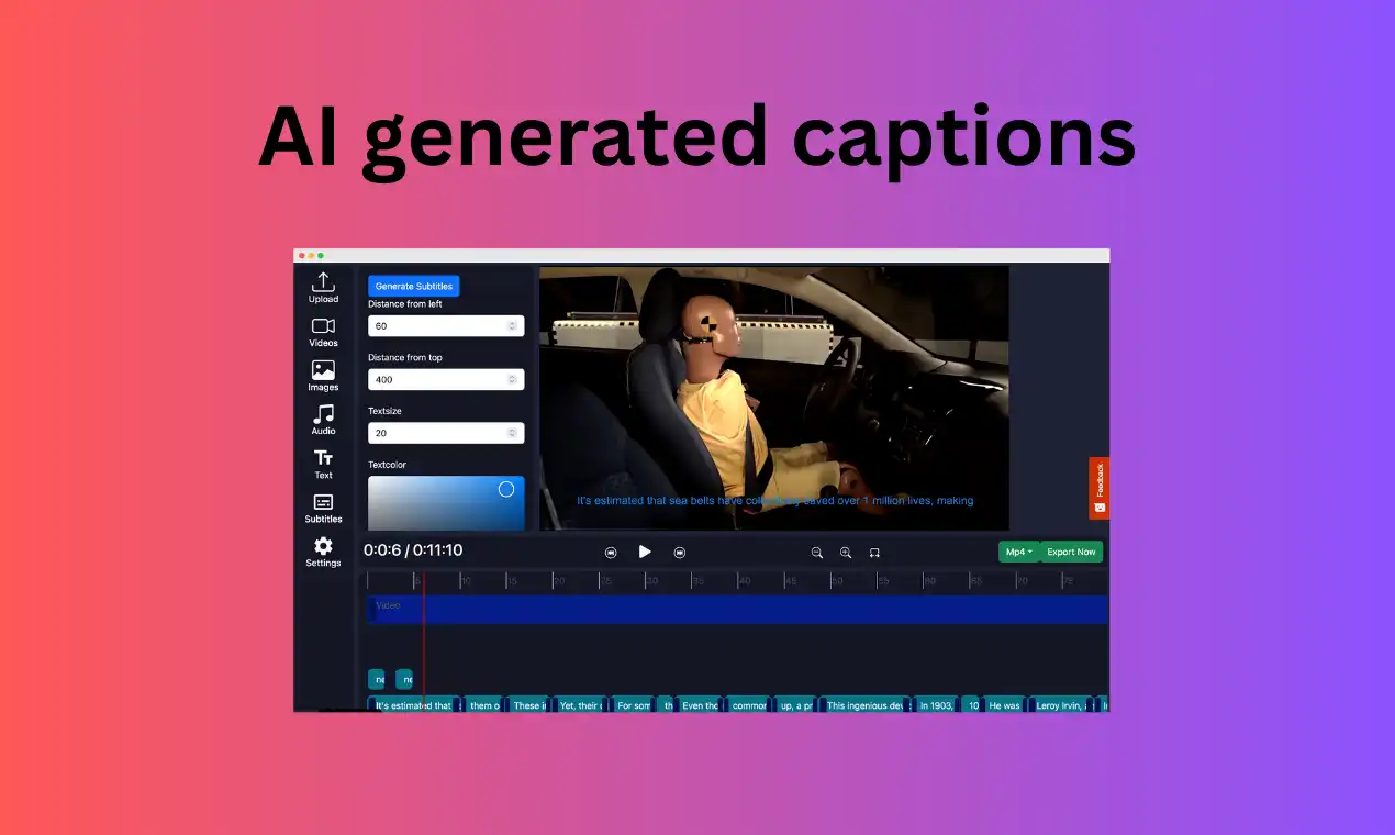 Automatically generate captions