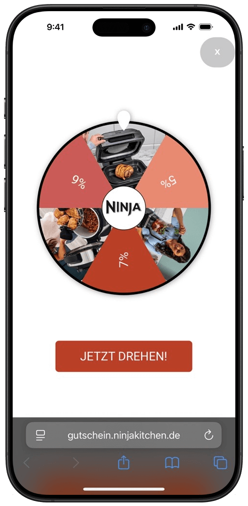 Glücksrad Gamification