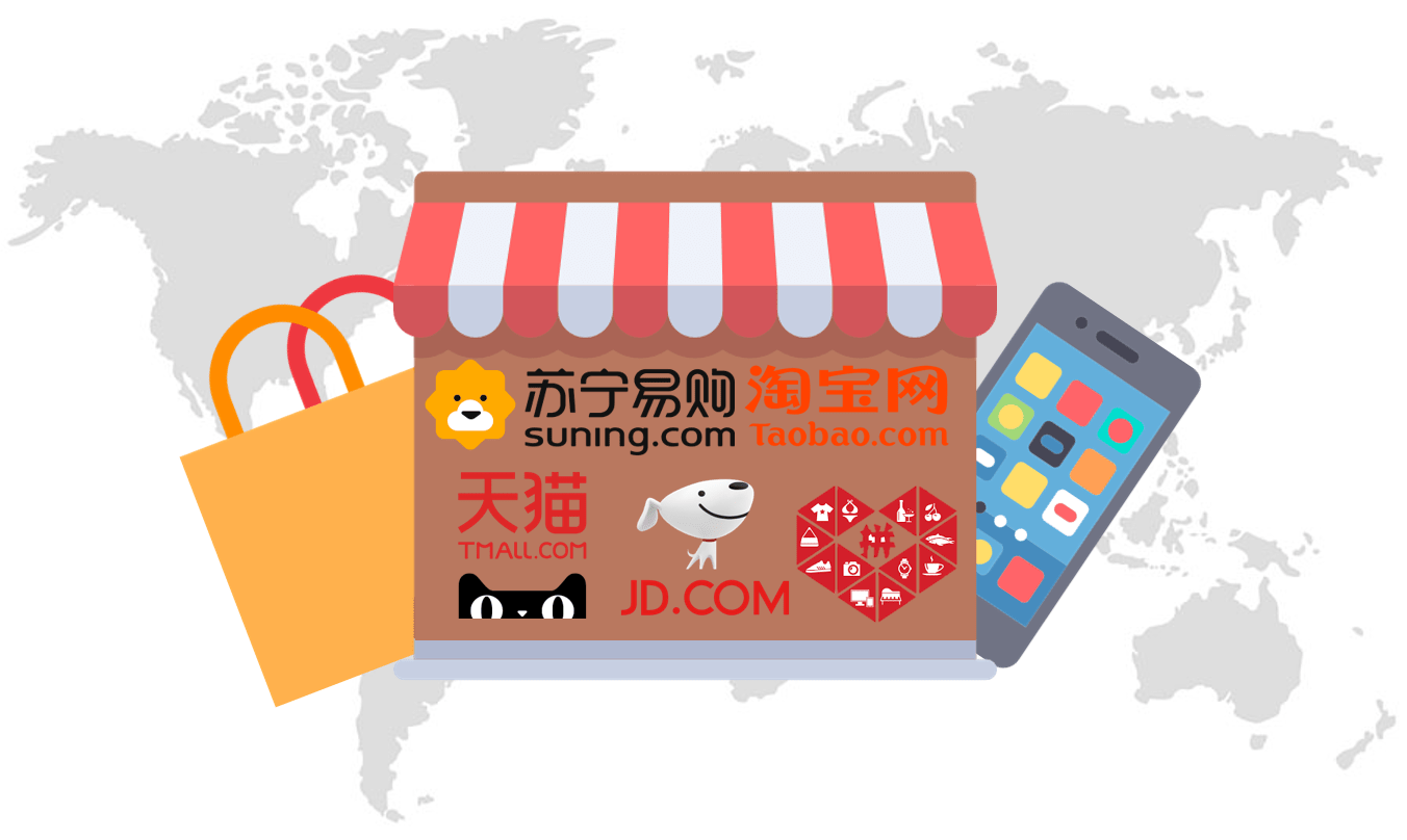 Chinese eCommerce Companies Beat Amazon into Third Place for Size!