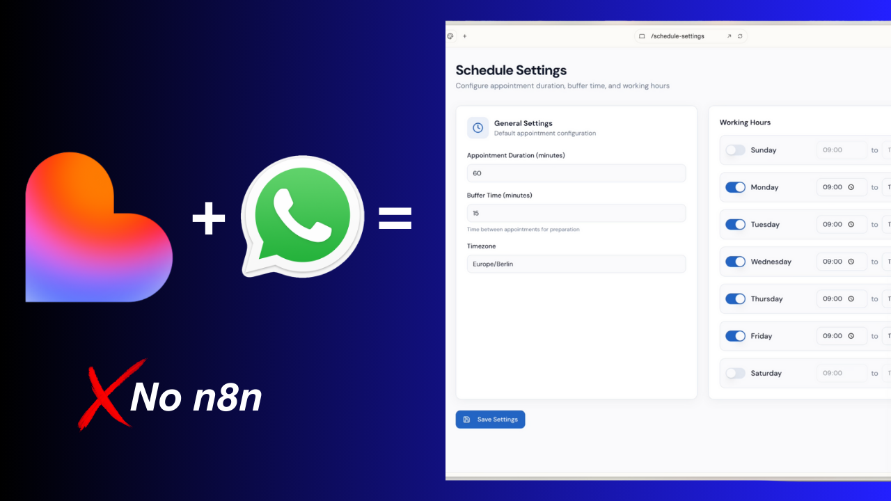 Como Criar um Agendador de Compromissos WhatsApp com IA (Sem Código)