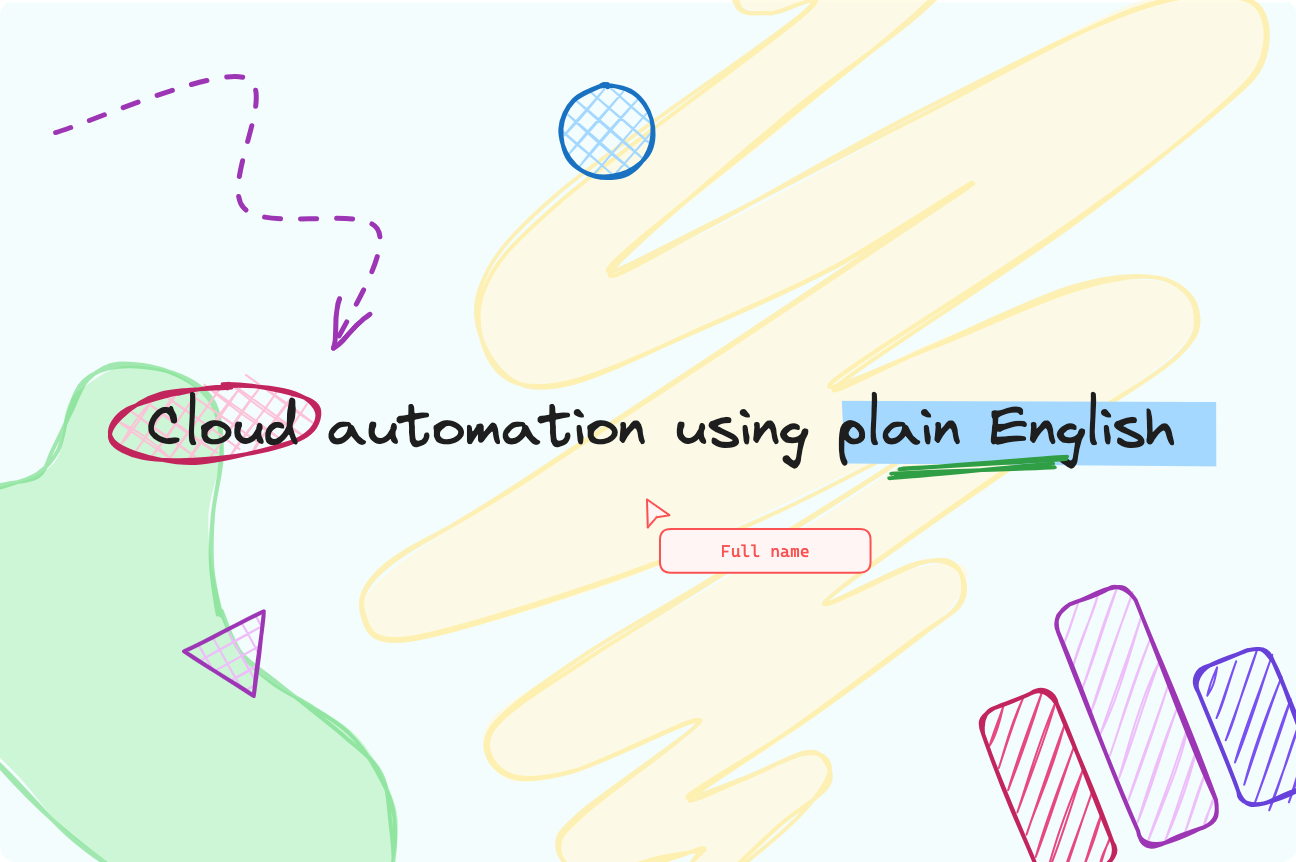 Cloud automation using plain English 