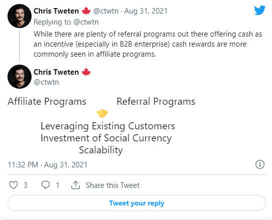 Affiiate Referral Programs similarities