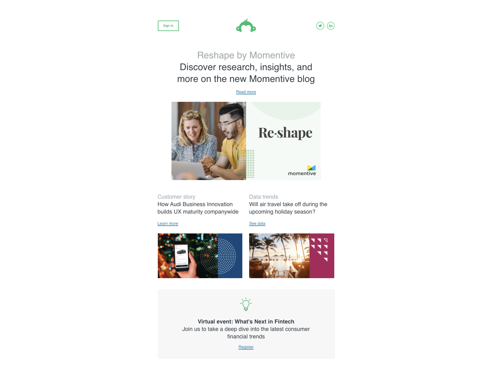 SurveyMonkey: Newsletter marketing email