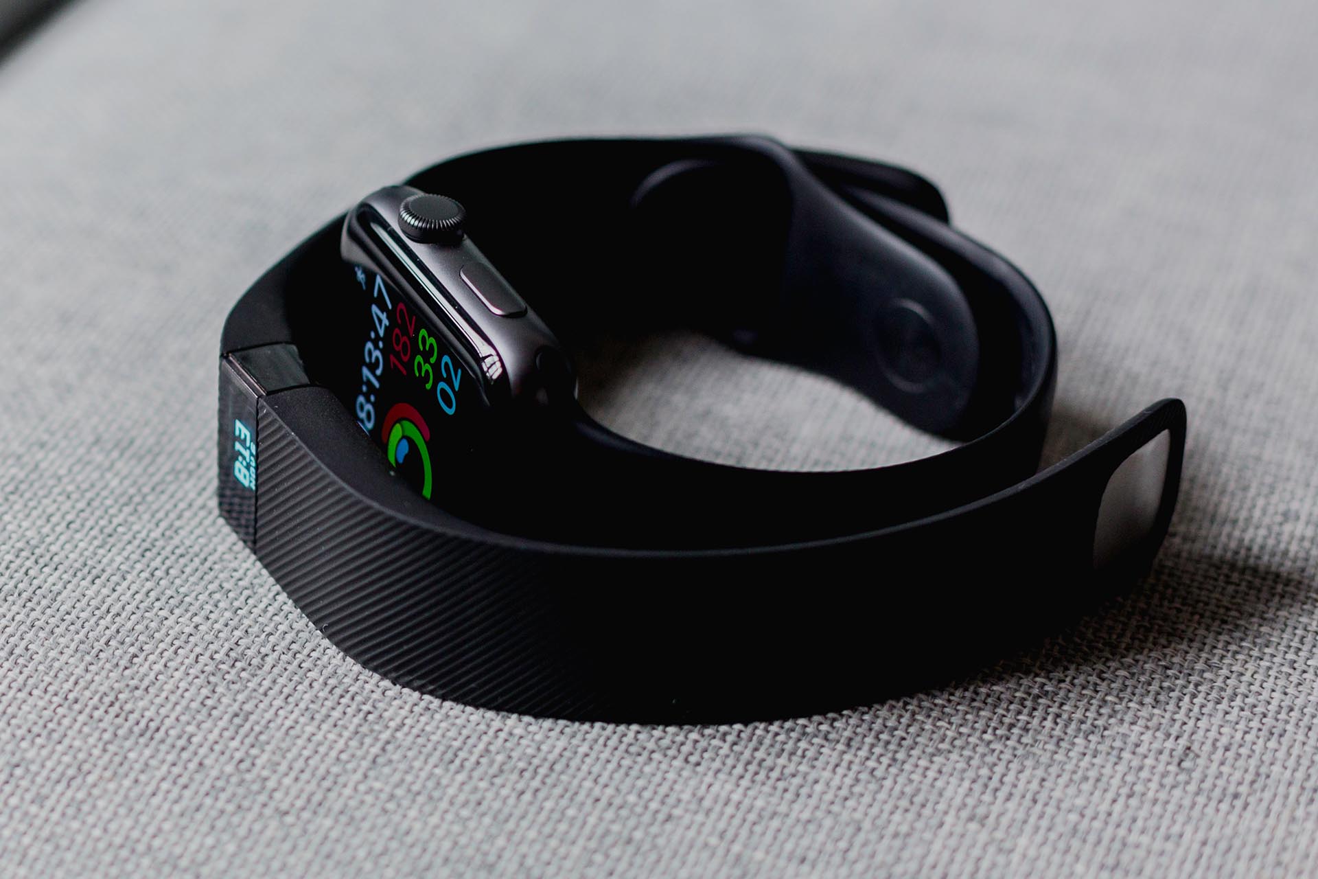 fitbit closeup photo