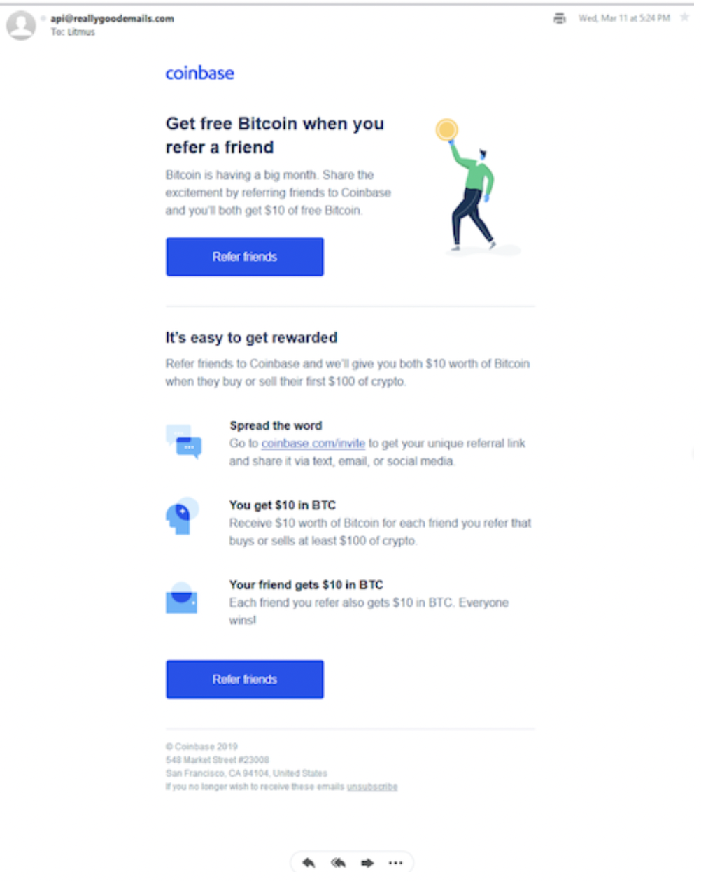 coinbase referral program