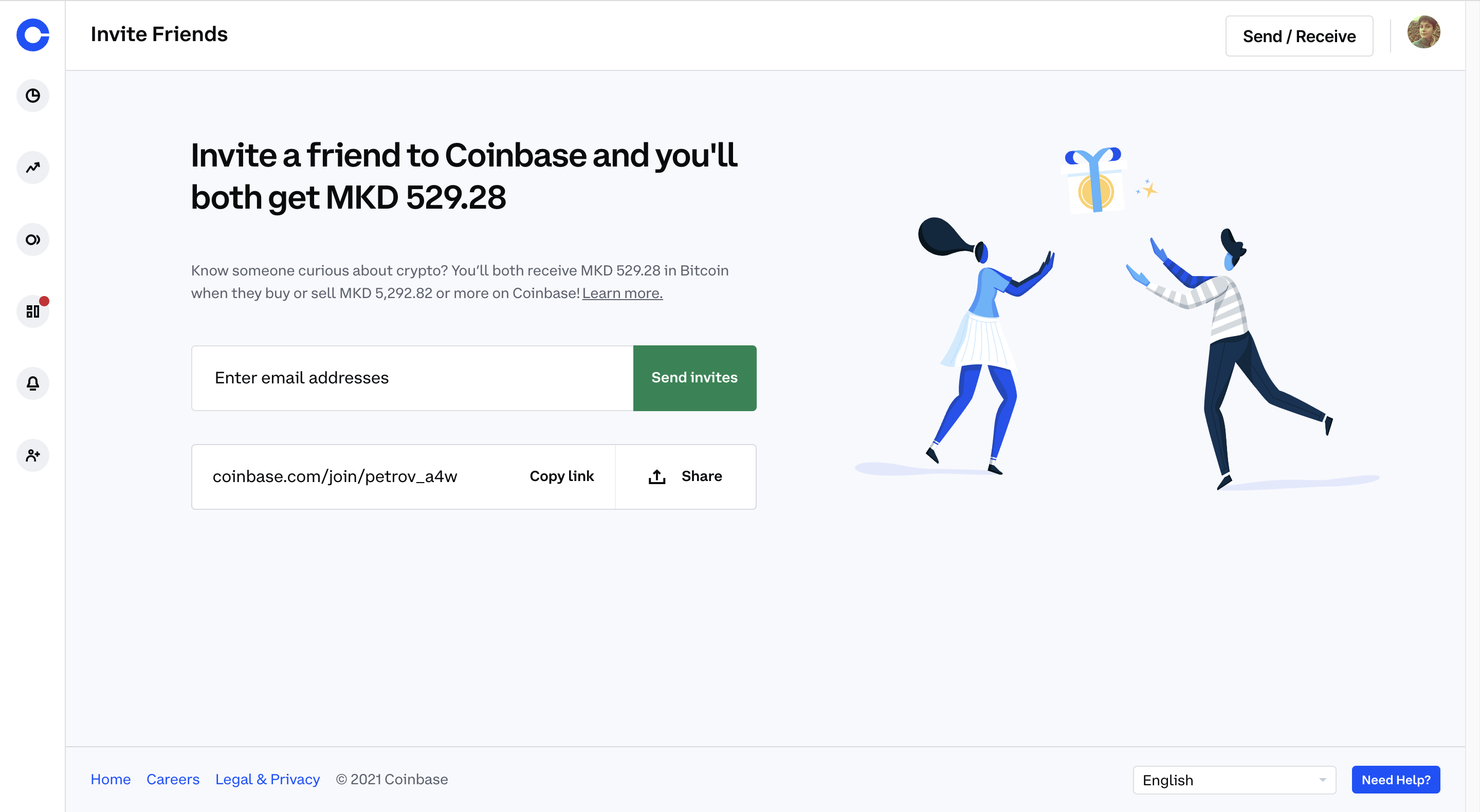 coinbase omnichannel referral marketing