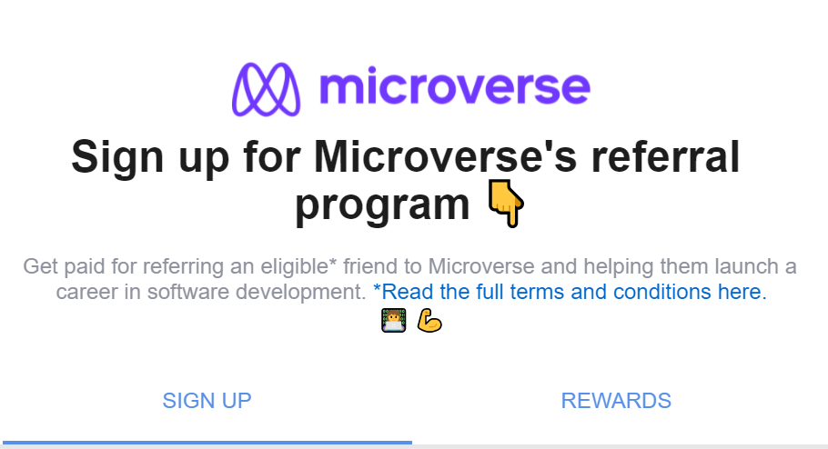 Microverse Referral Program