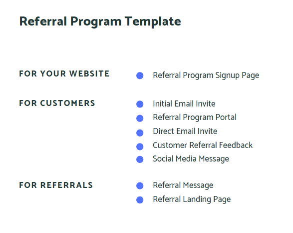 referral program template