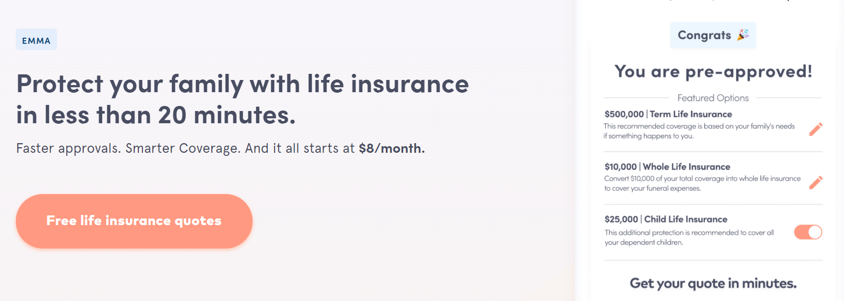 Emma Life Insurance referral program