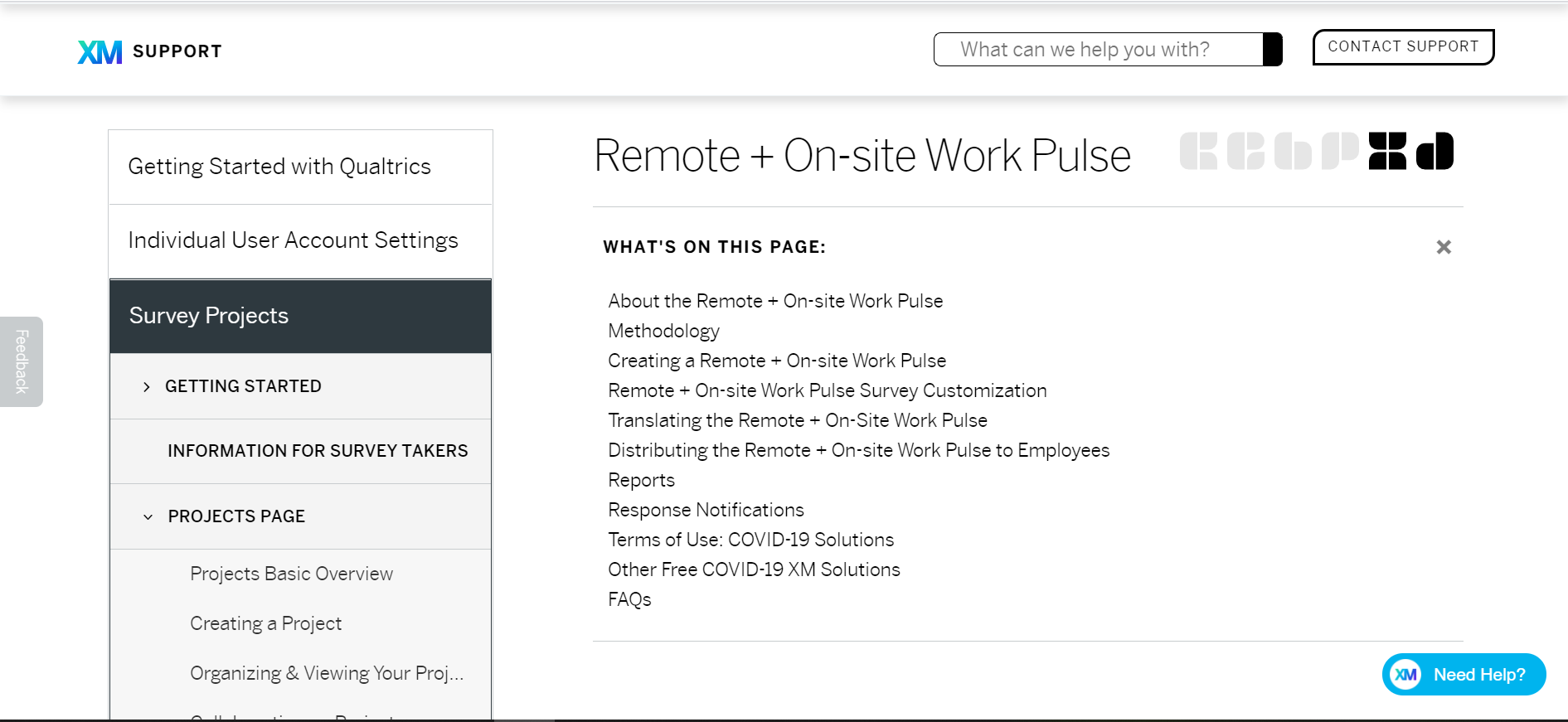 Qualtrics Remote Work Pulse