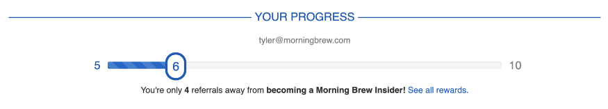 referral rewards progress bar