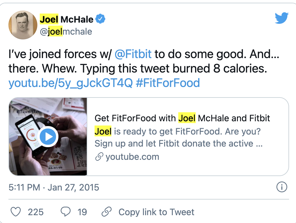 social proof example Fitbit