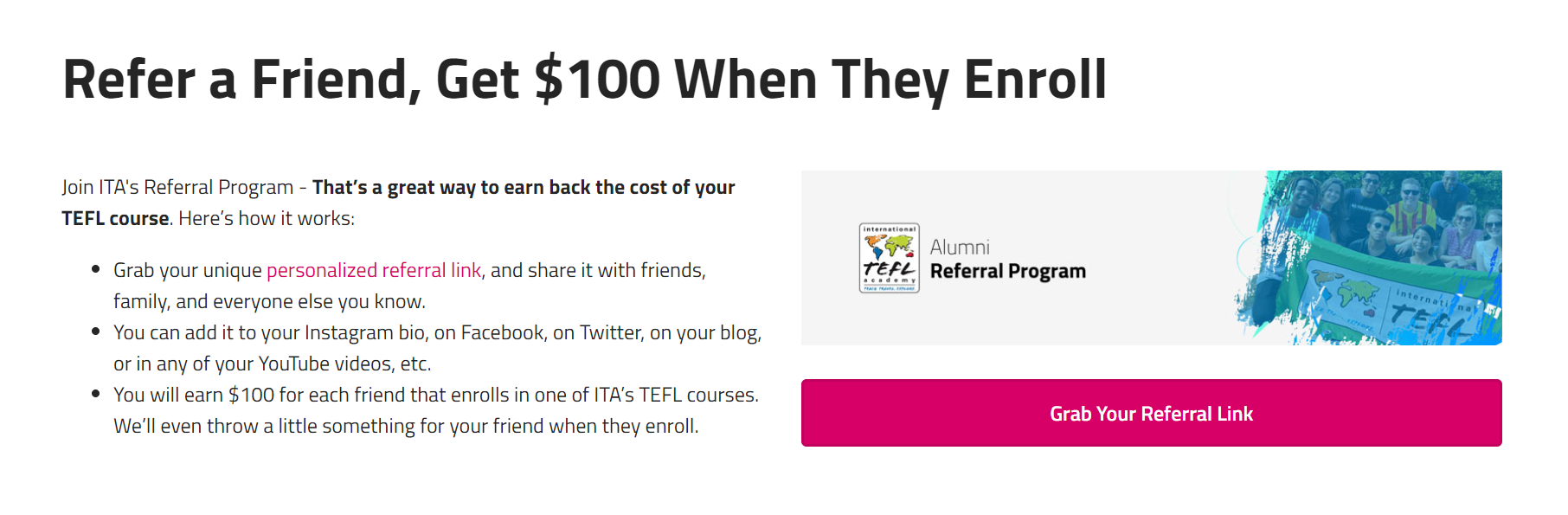 ITA referral program