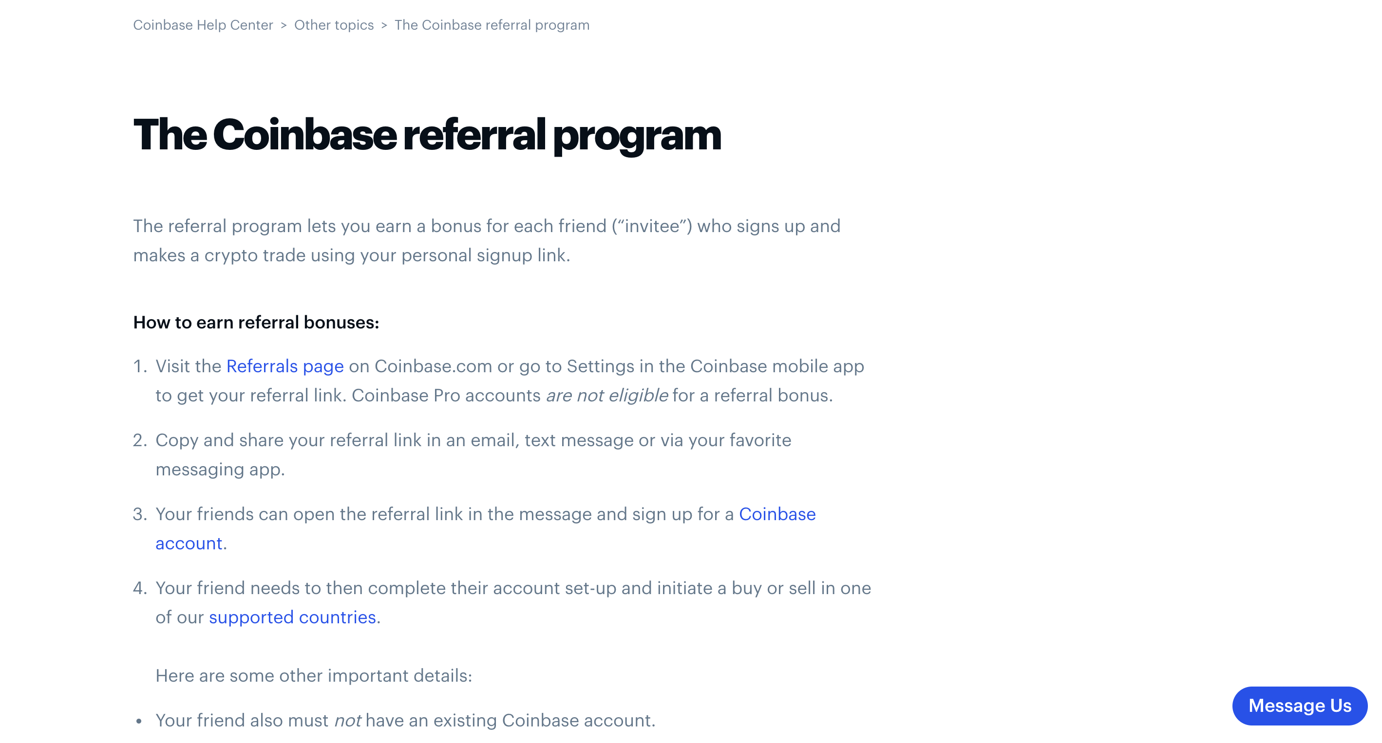 Coinbase omnichannel referral marketing