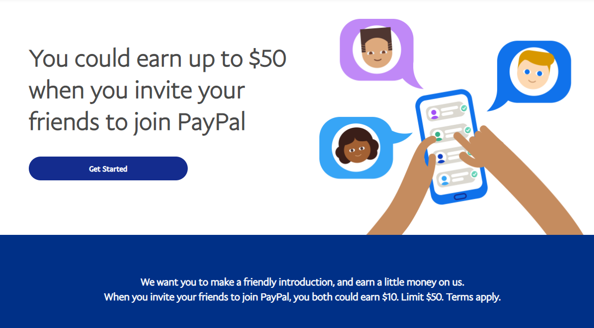 Paypal referral program