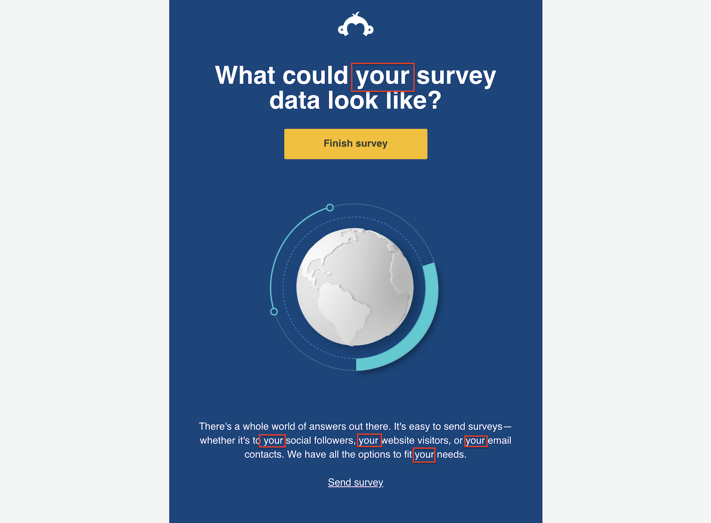 writing marketing emails SurveyMonkey