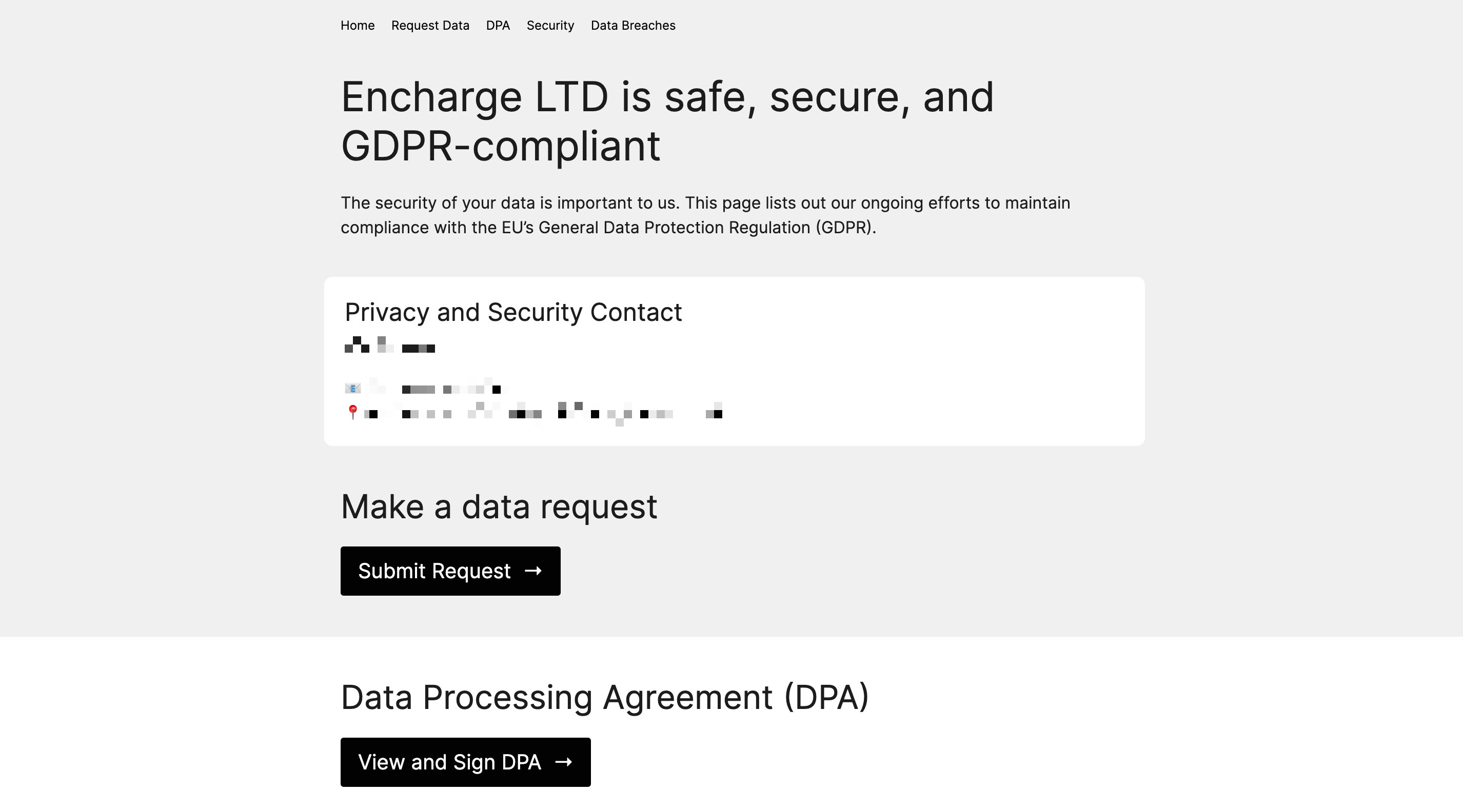 Encharge compliance portal