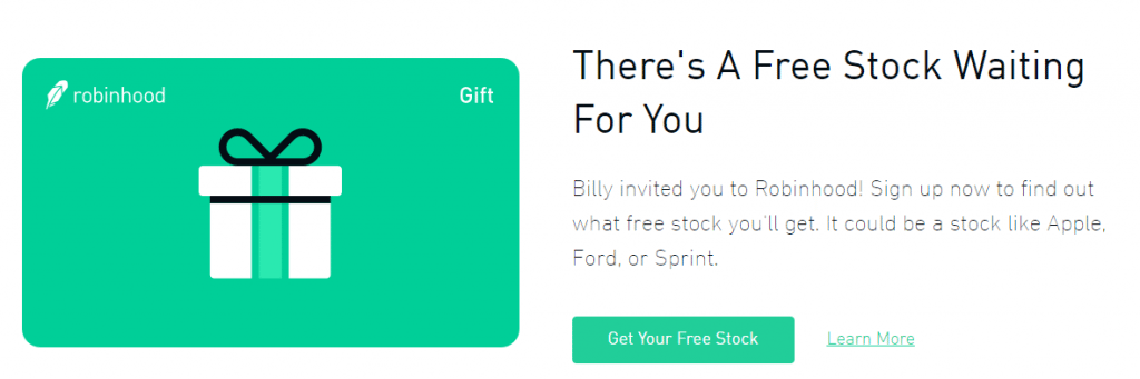 Robinhood referral program