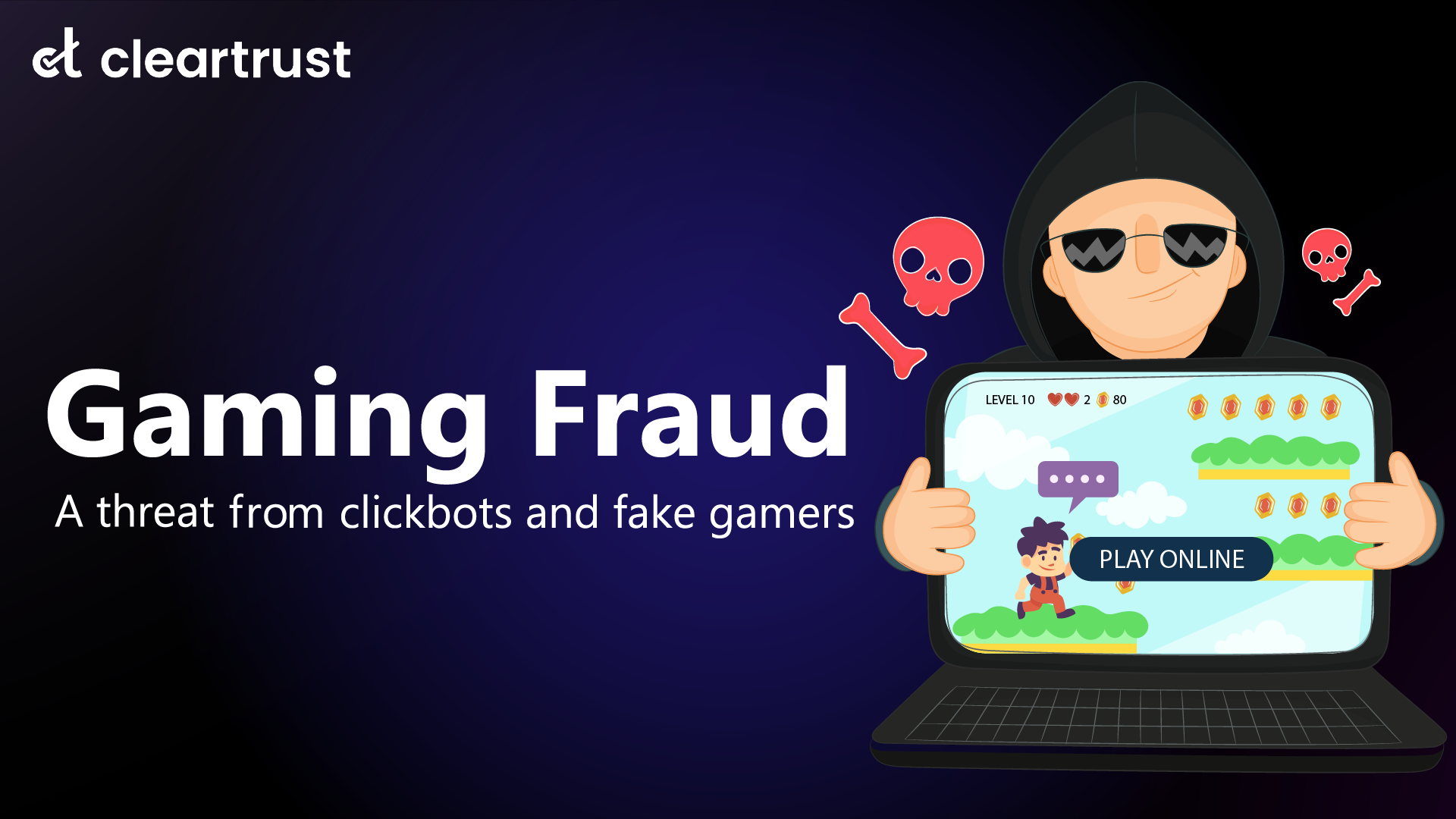 Gaming Fraud - A threat from clickbots and fake gamers