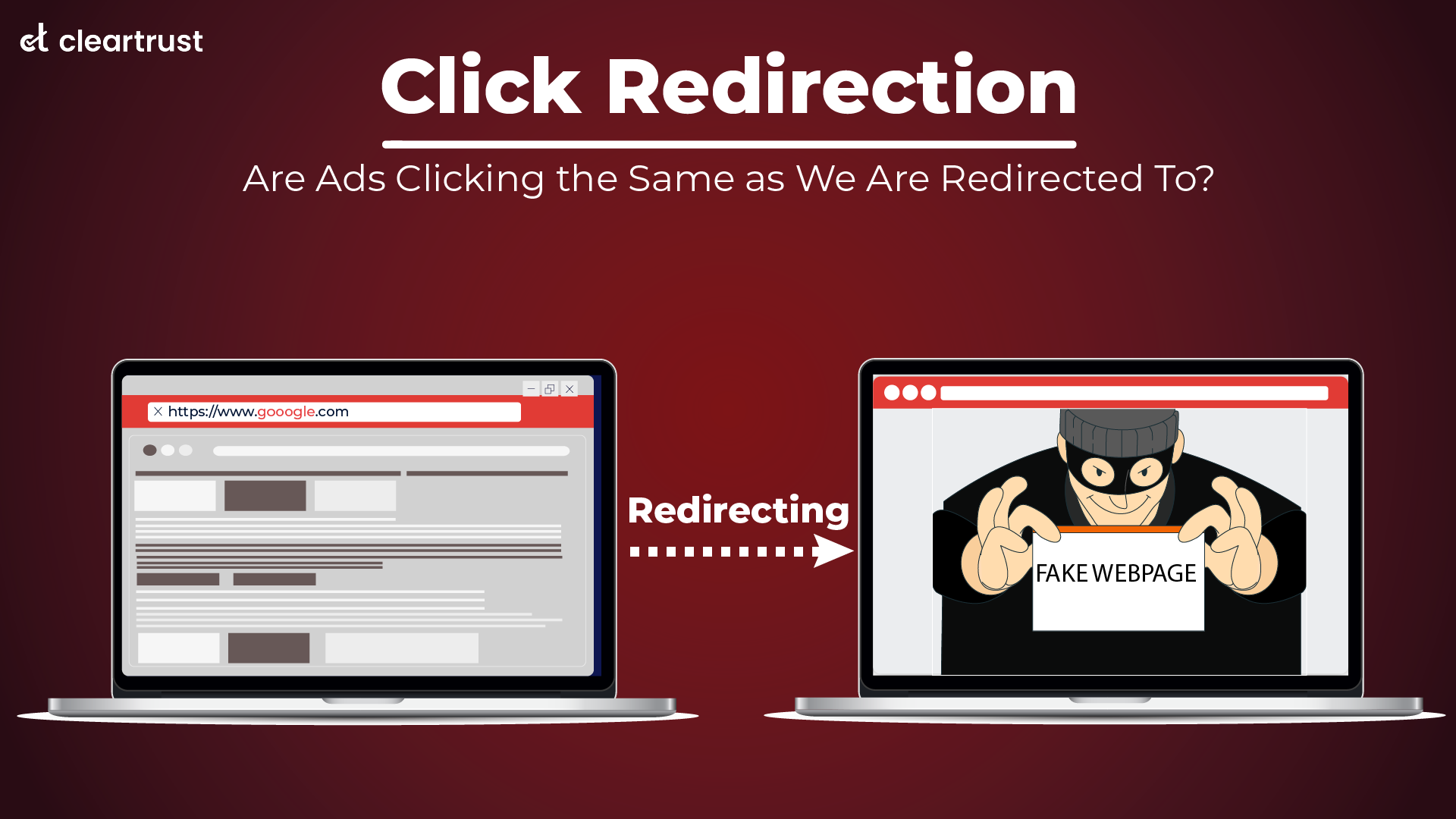 Click redirection - Are ads clicking the same as we are redirected to?