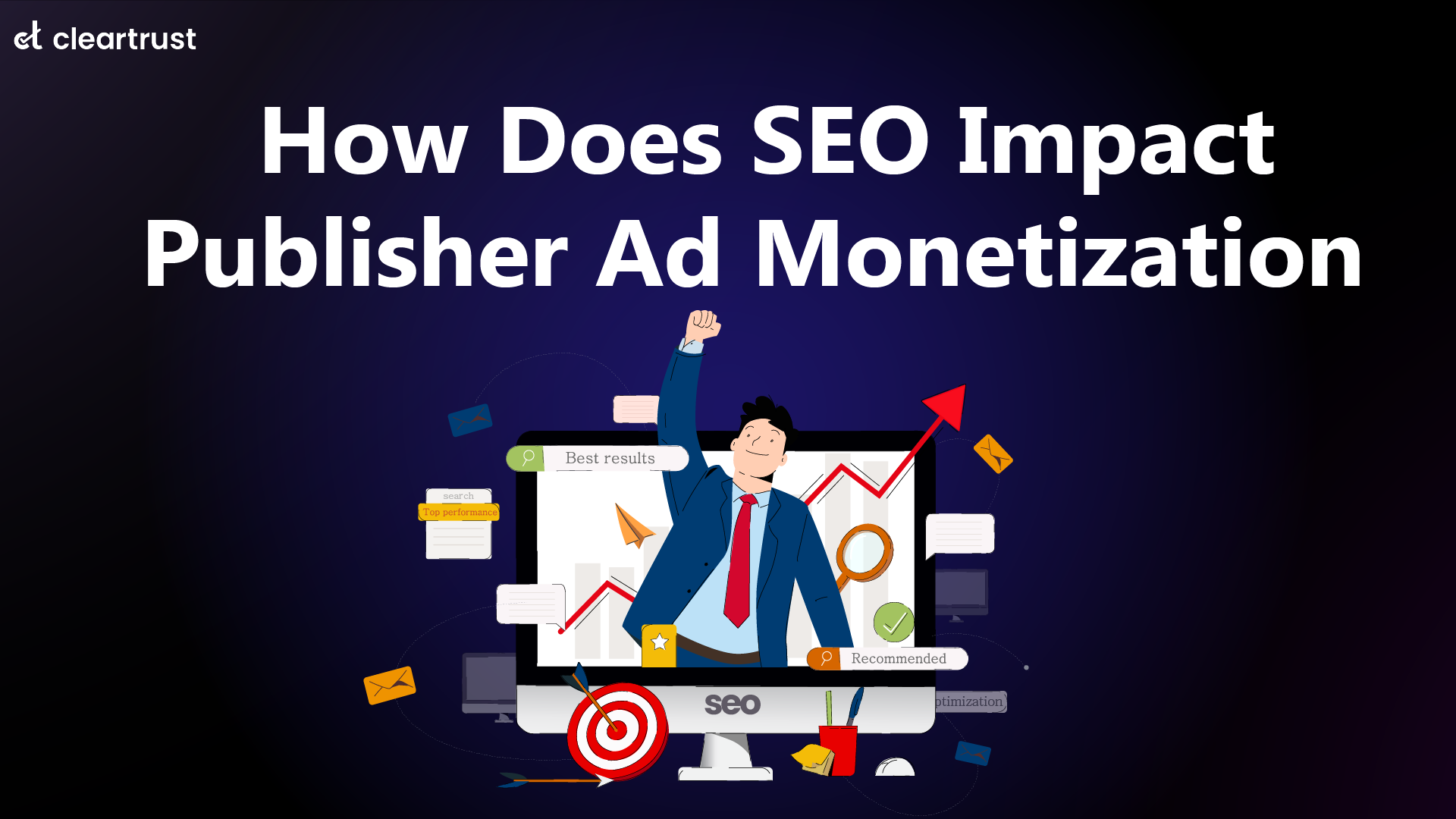 How does SEO impact publisher ad monetization?