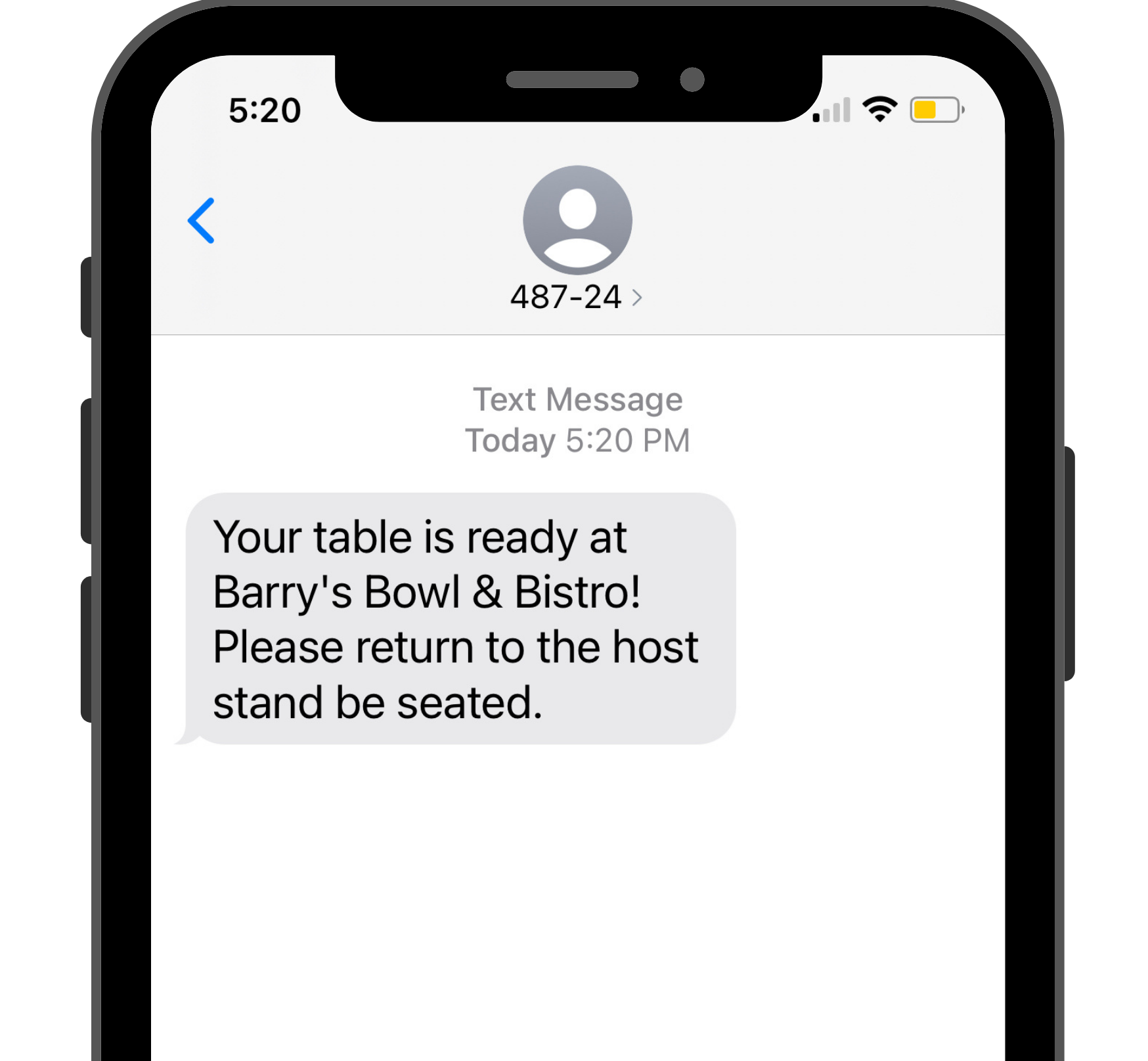 EasytoUse Restaurant Text Paging System TablesReady